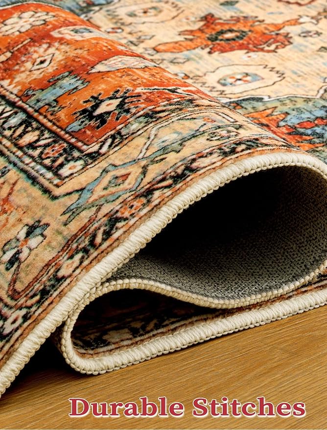 SERISSA Boho Washable Runner Rug