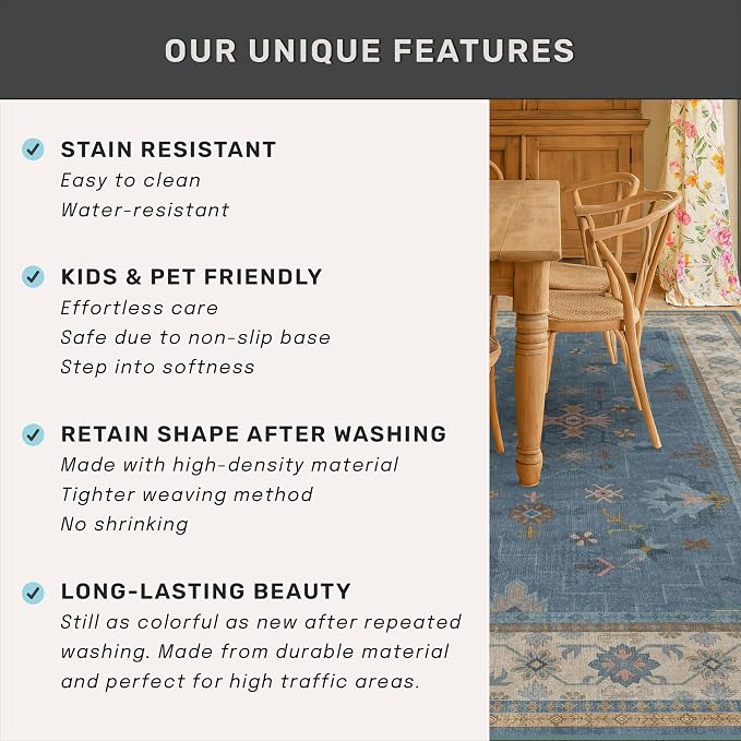 Boho 6x8 Living Room Rugs
