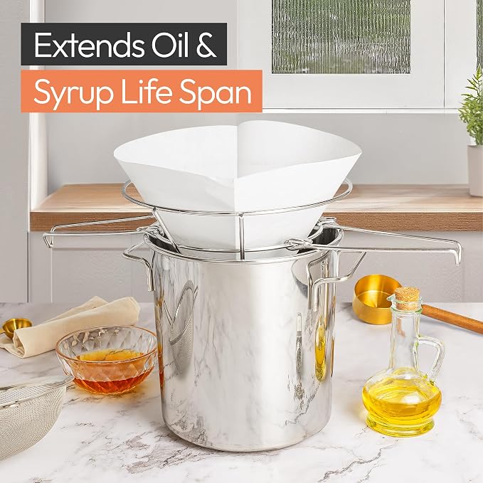 Cleaner Syrup, Better Filtration – Stainless Steel Cone Filter Holder
