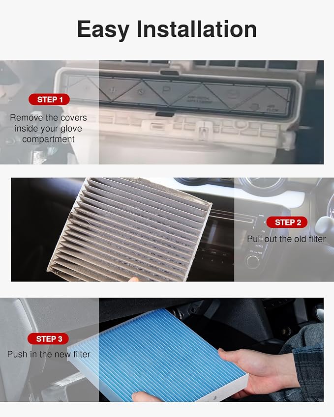 Puroma Cabin Air Filter, Compatible