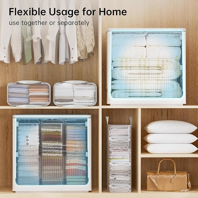 HAIXIN HOME 130L Stackable Storage Bin