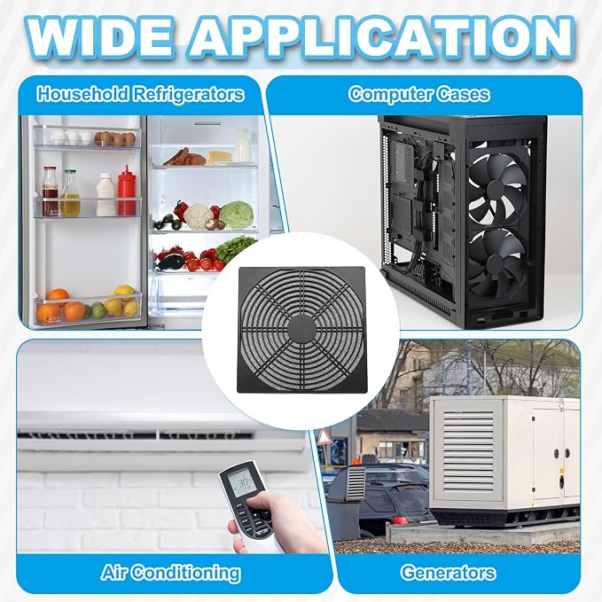 PATIKIL 200mm Fan Filter Grill