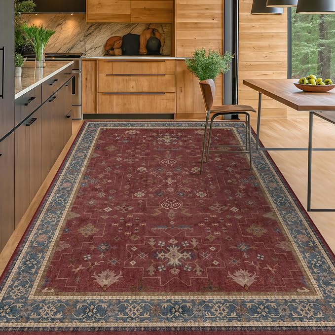 6x8 Dining Room Rugs for Under Table