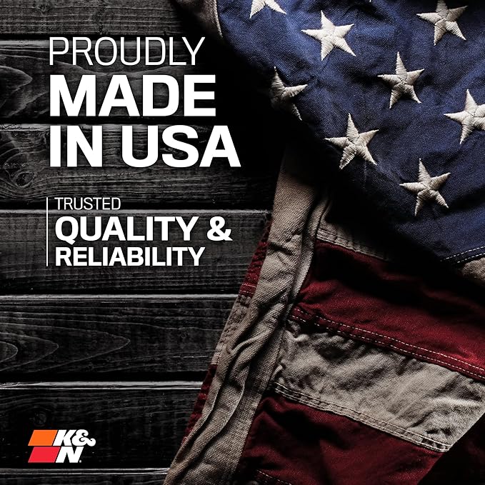 K&N High-Flow Original Lifetime Engine Air Filter: Increase Power: Premium