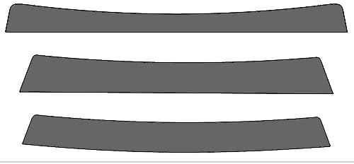 Rvinyl Window Tint Kit Compatible with Ford Edge 2007-2014 - Windshield Strip Visor - 35%
