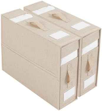 Linen Closet Organizers and Storage for Bedding Thin Blanket, Folding