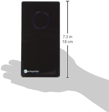Germ Guardian GG1100B 7” Pluggable Small Air Purifier, Small Room Wall Air Sanitizer, Freshens, UV-C Light Kills Germs, Reduces Odors From Pets, Cooking, Mold, 1-Yr Wty (Black) (Pack of 6)