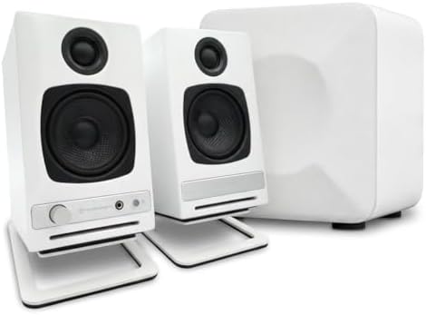 Audioengine A2 HD (HD3) Wireless Computer Speakers – Bluetooth Desktop