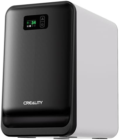 Creality Air Purifier for 3D Printer, Smoke Purifier with 360°All-Round Purification 250m³/h Turbo Airflow Real-Time PM2.5 Display-FDM 3D Printer Version