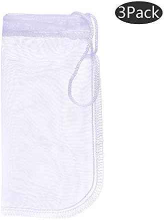 ALEGI Aquarium Extra Fine Media Filter Bag 7.5"*3.6" 3 Pack