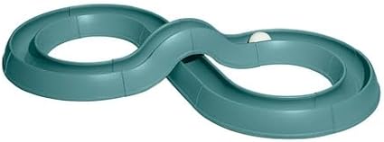 Coastal Pet Turbo Track Cat Toy - Cat Ball Toy & Racetrack - Easy Assembly - Slate Blue (1 Pack)