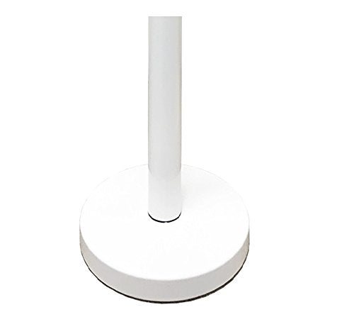 VIP Crowd Control Retractable Belt Stanchion Queue Safety Barrier Set, 36" Ht, 78" Belt (2 WHT Posts Black/Yellow Belt)