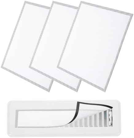 YOKIVE 4 Pcs Magnetic Floor Vent Covers, Floor Register Cover PVC Mesh
