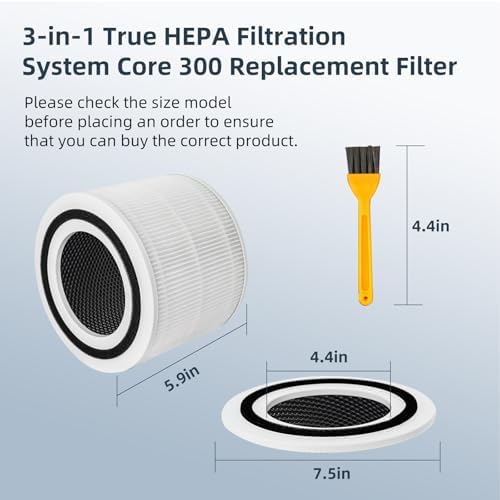 Core 300 Replacement Filter for LEVOIT Core 300-P Air Purifier