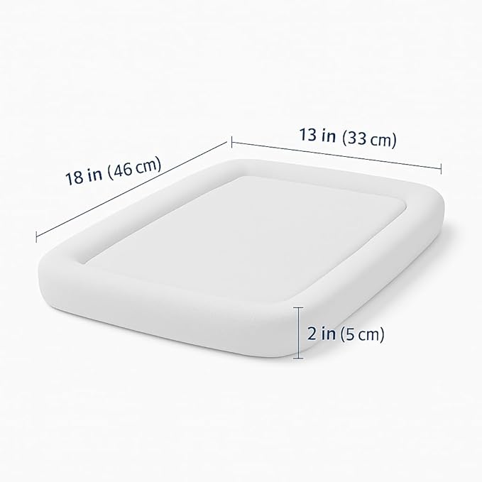 Katziela Plush Replacement Pet Bed – 18"x13"x2" – Compatible with Luxury Rider, Luxury Lorry & Bone Cruiser Carriers – Soft Fleece Cushion Insert.