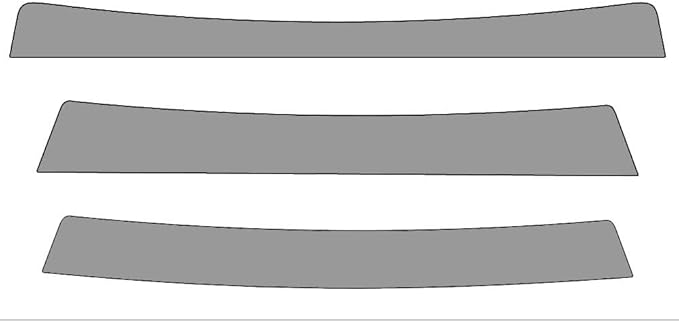 Rvinyl Window Tint Kit Compatible with Dodge Caravan 2001-2007 - Windshield Strip Visor - 50%