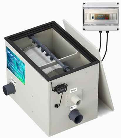 Rotary Drum Filter,Canister Filter,RDF Fully Automatic Water Self-Cleaning Filtration for Koi Pond,Fish Pond,Aquarium,Seedling Cultivation Base,Aquaculture,Hydroponics (8000GPH Advanced Edition)