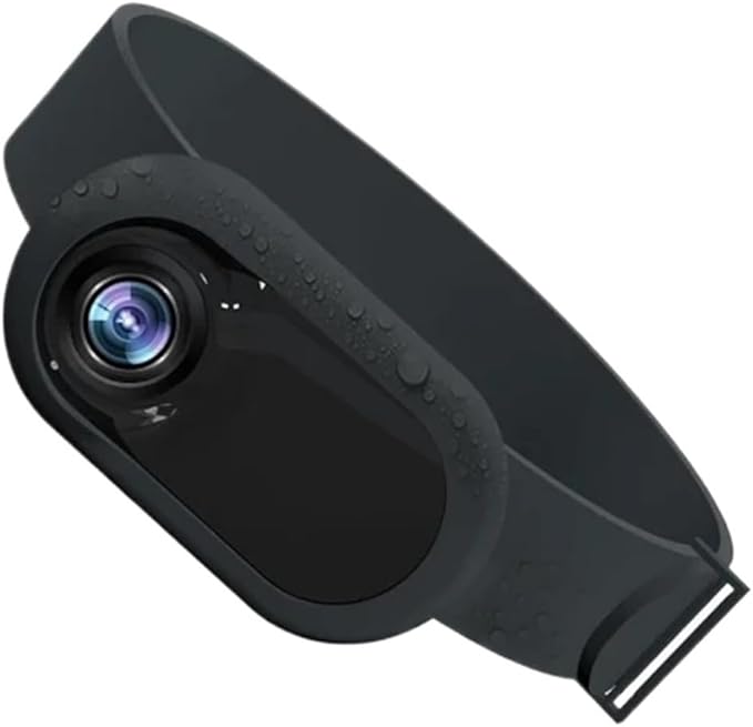 HD 1080P Pet Collar Camera No WiFi Needed Video Recording for Dogs Cats(B)