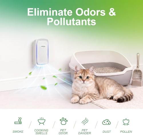 Air Ionizers 4 Pack - Plug In Mini Air Purifiers for Home, Bedroom, Office