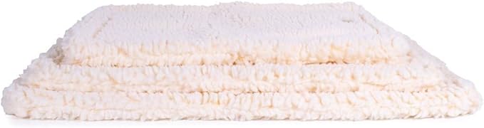 Carolina Pet Co. Dog Comfort Cushion, Sherpa Pet Bed, X-Large 48x30x2 Inches, Polyester, Portable, Machine Washable (Medium)