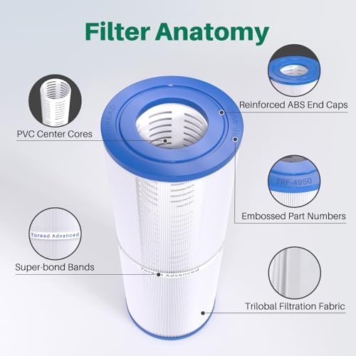 C-4950 Spa Filter Replaces Pleatco PRB50-IN, 373045, Jacuzzi J200, 1Pack