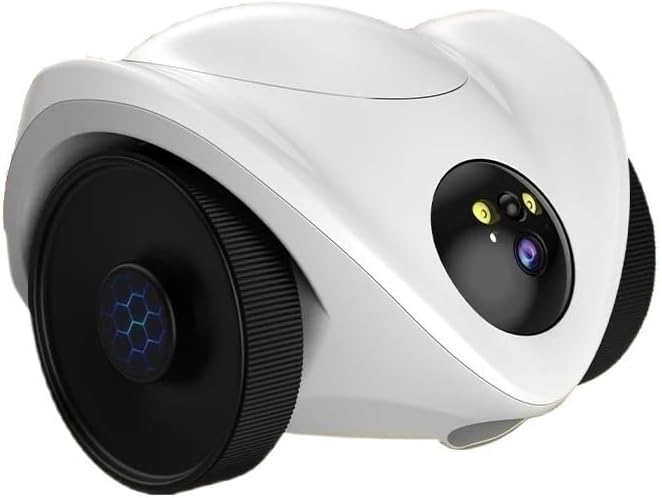 Pet Robot Camera 2MP HD WiFi Cameras Motion Detection Two Way Audio Indoor Dog Treat Camera Dispenser Feeder for Home Security(Camera Add 32G Card)