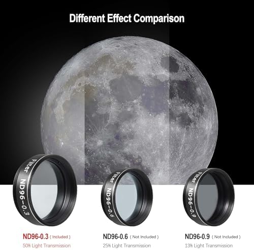 Astromania Telescope Filter Moon Filter 1.25" Neutral Color Filter ND96-0.3