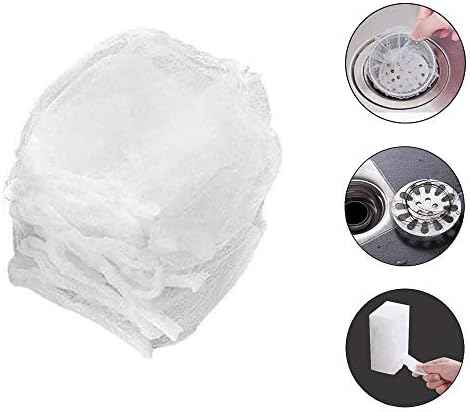 Kitchen Sink Strainer Mesh Bag- 200 PCS Disposable Sink Net Strainer Filter Bags for Sink Drain for Collecting Kitchen Food Waste Leftover Garbage