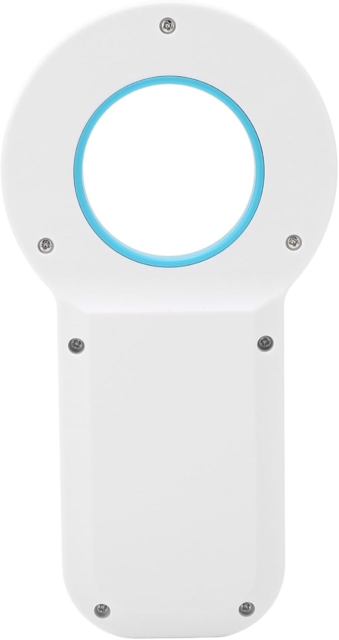 FTVOGUE Pet ID Microchip Scanner 134.2KHz ABS Handheld Quick Response with Bright Screen for Animal Tracking