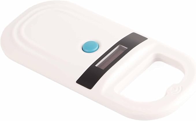 Sanpyl Animal Chip ID Scanner Reader OLED Display Screen Pet Tag Scanner Alarm USB Interface for FDXB and EMID Microchips, Includes USB Cable and User Manual, Suitable for Railway Detection