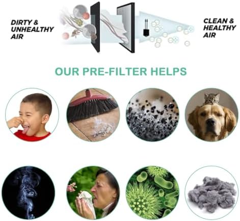 Air Vent Filter 4"x10" Activated Charcoal Carbon Floor Heater Filter Sheet