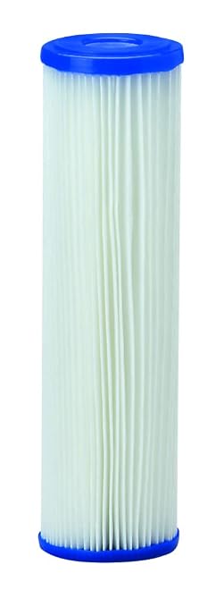 Pentair Pentek R50 Sediment Water Filter, Under Sink Pleated Polyester Filter