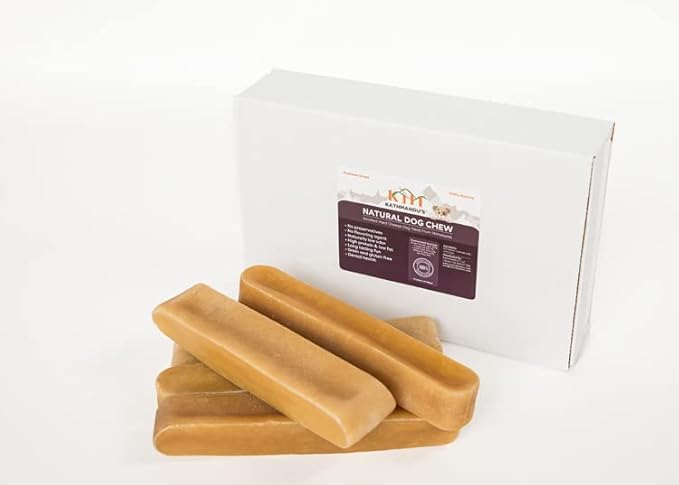 KATHMANDU'S Authentic Himalayan Yak Cheese Chews - All Natural and Protein-Rich Nutrition Dog Treats, Long Lasting Chews for Aggressive Chewers, Odor & Gluten Free Yak Chew | Jumbo (Pack of 5)