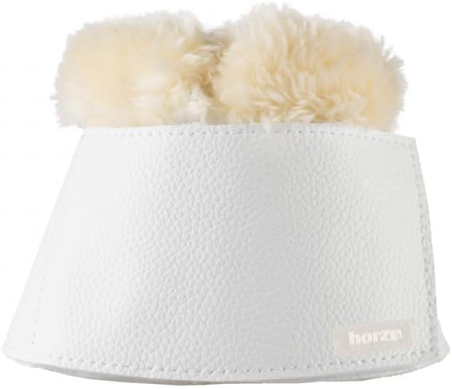 HORZE Signature Bell Boots - White - M