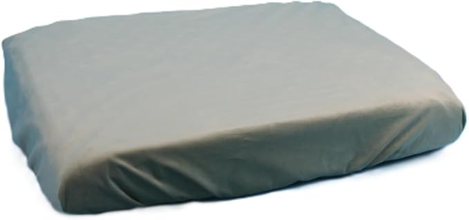 Elastic Washable Dog Bed Cover Replacement Sage Green 42 x 30 Inch