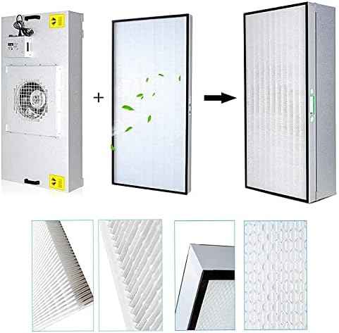 TECHTONGDA 110V Air Flow Clean Bench Dust Free Room Workshop Three Adjustable Speed Vertical Laminar Flow Hood HEPA-Filter for ISO 5 Cleanliness Dust Free Work 47.2x23.6x29 inch Working Area