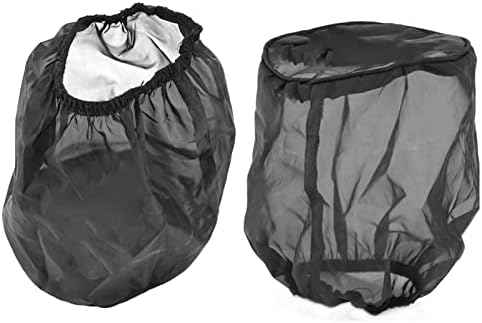 Air Filter Wrap, Universal Car Cold Air Filter Protective Cover Dustproof, Air Intake Filter Sock Cover for High Flow Air Intake Filters（Small）