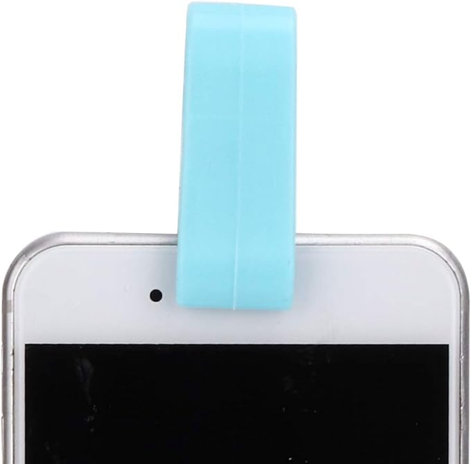Pet Selfie Clip Silicone Non Toxic Durable Jaw Design Helps Record Beautiful Moments with Pets Universal for Cats Dogs Blue Pink 2pcs 5cm