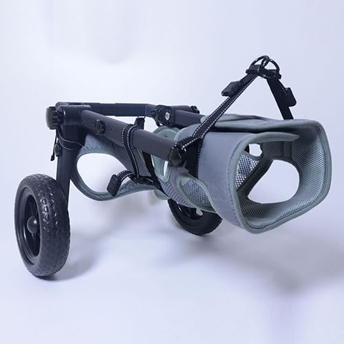 Pet Trolley Adjustable Hind Leg Disabled Dog Mobility Aid Light Rehabilitation Legs Wheelchair Walk Tools(Medium)
