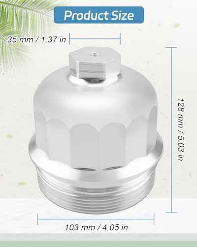 Fuel Filter Housing Cap Fit for GM Duramax 6.6L L5P