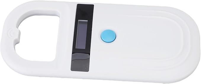 Microchip Scanner, 1000 Records Rechargeable Display Screen Pet Chip Scanner for EMID (Type 1)