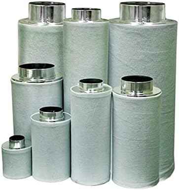Funk Filters 4" x 8" Activated Carbon Scrubber Odor Control Filters +