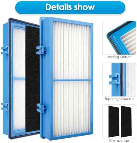 (3 Pack) AER1 Filter 1 HEPA Filters + 2 Carbon Booster Filters