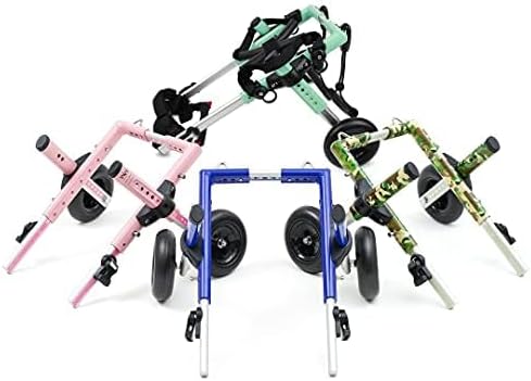 Walkin' Wheels Lightweight – for Small Cats 2 to 20 Pounds – Veterinarian Approved – Cat Wheelchair for Back Legs, for Cats 11-20 lbs, 3-6 inches Leg Height – Seafoam