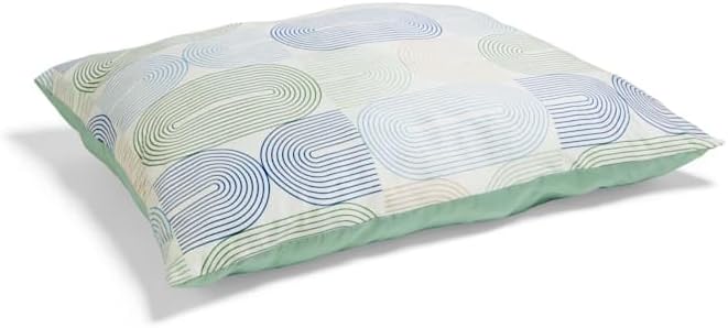 EveryYay by Petco Essentials Pillow Dog Bed 38" L X 30" W X 6" H Large Retro Green