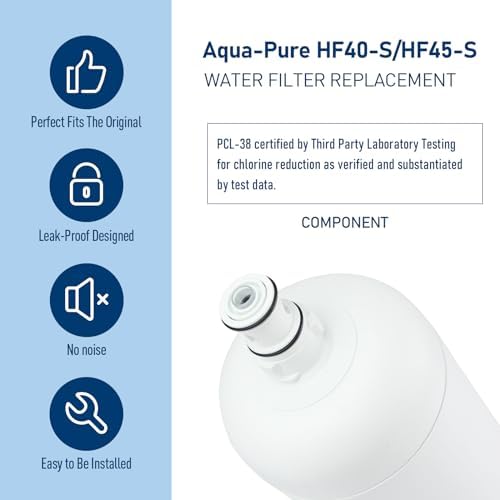 HF40-S/HF45-S Ice Maker Water Filter, 1-Pack