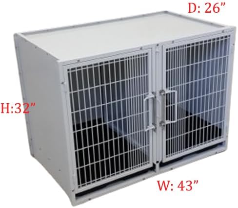 4 or 8 Unit Modular Powder Coated Cage Bank Kit