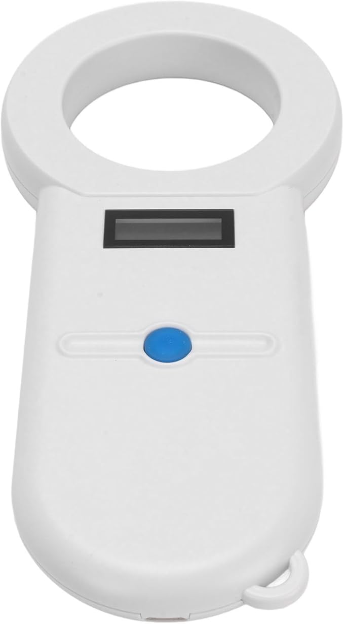 Pet Microchip Scanner with OLED Display, 134.2Khz USB Rechargeable ID Reader - High Frequency ISO Standard Compatible, Portable Lightweight Design for Animal Identification