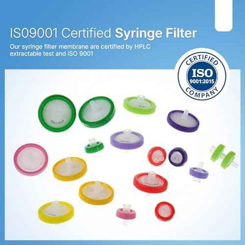 Syringe Filters PVDF Membrane - 25 mm Membrane Diameter,0.45 um Pore