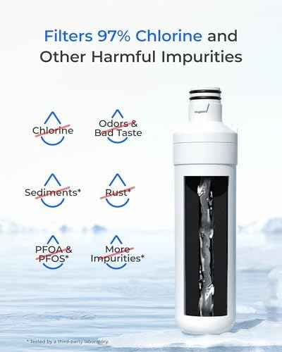 Waterdrop ADQ747935 Refrigerator Water Filter and Air Filter, 3 Combo